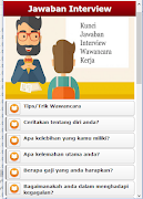 Kunci Jawaban Interview Wawancara Kerja 포스터