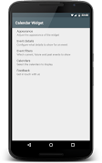 Calendar Widget syot layar 7