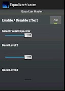 Audio Equalizer Master اسکرین شاٹ 1