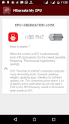 Hibernate My CPU (Save Battery & Save CPU) پوسٹر
