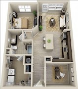 tata letak desain apartemen screenshot 1