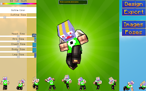 Pixel Tap - Pixel Blockhead 3D imagem de tela 7