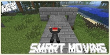 Mod Smart Moving for Minecraft pe ภาพหน้าจอ 1