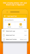Auto Add Logo Copyright with Text on Camera Photos স্ক্রিনশট 2