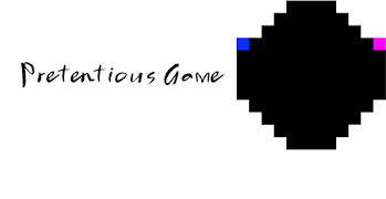 Pretentious game poster