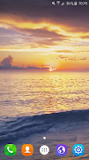 Sunset Beach Live Wallpaper screenshot 1