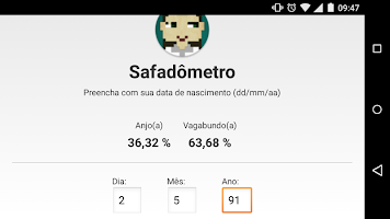 Safadômetro App capture d'écran 3