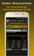 NiceHash Mining Pool Monitor 스크린샷 1