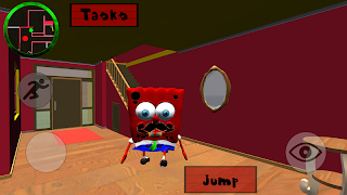 پوستر Neighbor Bob. Hello Red Sponge 3D