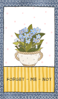 forget me not 카카오톡 테마 Cartaz