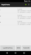 برنامه‌نما Rapid Note عکس از صفحه
