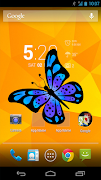 Butterfly in Phone lovely joke স্ক্রিনশট 3