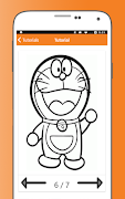 6 Schermata How to Draw Doraemon Characters