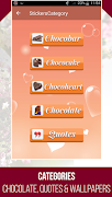 Love Stickers - Chocolate Day syot layar 2