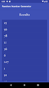 Random Number Generator 截圖 2