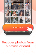 برنامهنما Photo recovery - Image file recovery عکس از صفحه