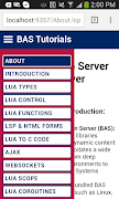 Lua Web Tutorial ภาพหน้าจอ 1
