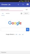 Chrome Lite スクリーンショット 1