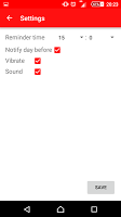 Garbage reminder screenshot 2