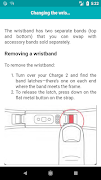 User Guide for Fitbit Charge 2 ภาพหน้าจอ 1