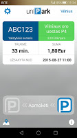 uniPark: parkavimo programėlė imagem de tela 1