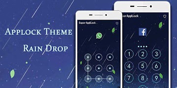 AppLock Тема Капля дождя постер