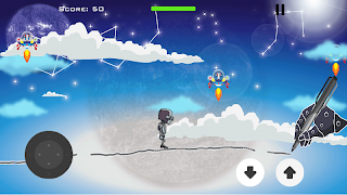 Space Bot Runner اسکرین شاٹ 2