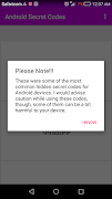Android Secret Codes 截圖 1