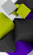 1 Schermata Tema del fondo del cubo 3d