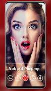 Face Makeup - Virtual Photo Beauty Foundation App Ekran Görüntüsü 1