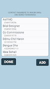 SMS Multicaster screenshot 2
