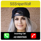 call from SSSniperWolf (OMG SHE ANWERED ME) simgesi