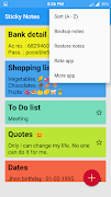 Sticky Notes - Notepad | Easy Notes captura de pantalla 1