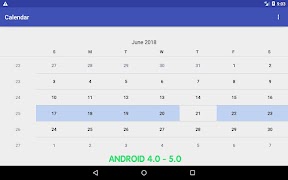 برنامه‌نما Simple Calendar عکس از صفحه