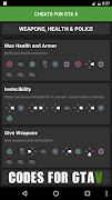 Cheats for GTA 5 (GTA V) screenshot 1