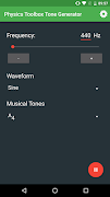 Physics Toolbox Tone Generator syot layar 1
