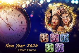 Happy New Year Photo Frame 2020 : Photo Editor capture d'écran 3