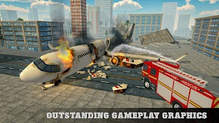 真正的机器人消防员卡车变形机器人游戏 截图 3