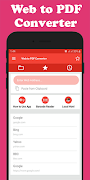 Web to Pdf Converter اسکرین شاٹ 2