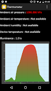 برنامه‌نما Barometer thermometer عکس از صفحه