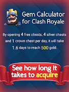 Gem Calculator - Clash Royale 截圖 2