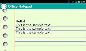 Office Notepad اسکرین شاٹ 4