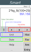 برنامه‌نما Smart Calculator Plus عکس از صفحه