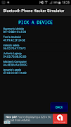 Bluetooth Phone Hacker Sim ภาพหน้าจอ 1