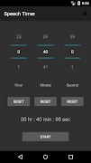 Speech Timer Plakat