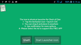 Attack COC Button syot layar 4