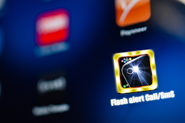 Flash alert Call / sms Ekran Görüntüsü 1