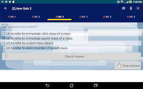 Java Quiz اسکرین شاٹ 3