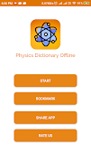 برنامه‌نما Physics Dictionary Offline عکس از صفحه