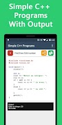 C++ Programming with Output 스크린샷 2